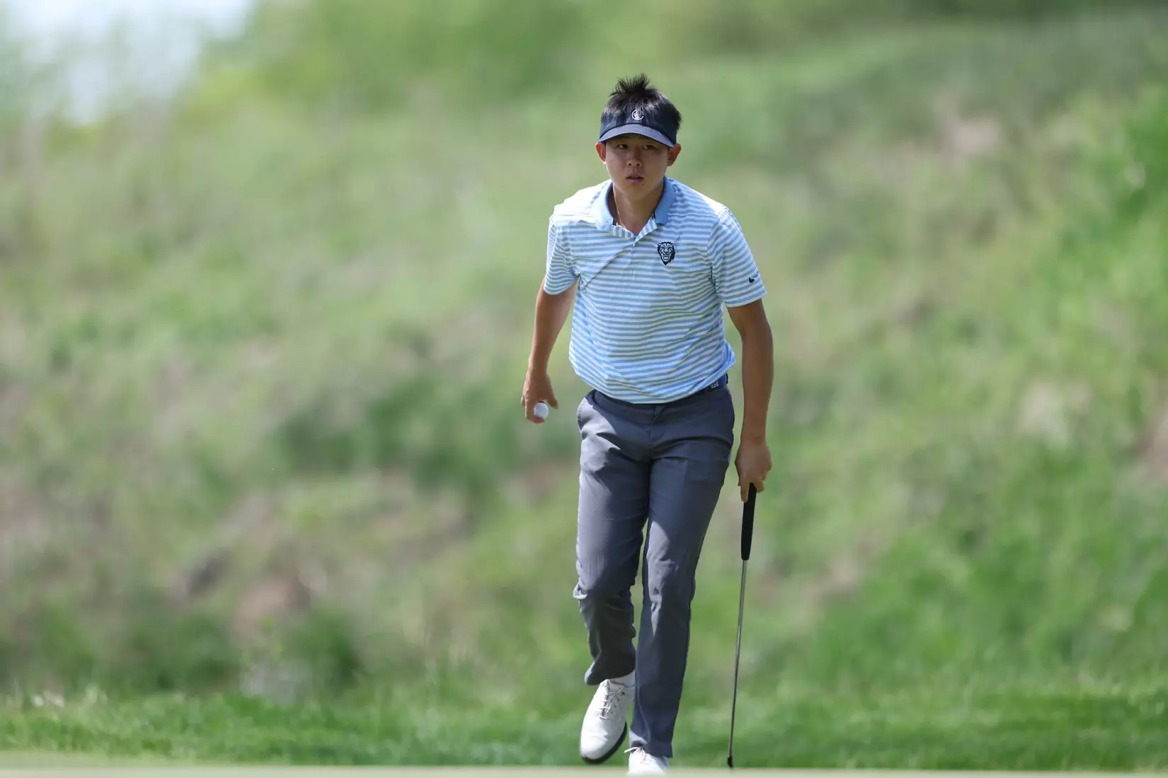 Nathan Han at the 2023 NCAA Men's Golf Regional in Bath, Michigan (Eagle Eye Golf Club)