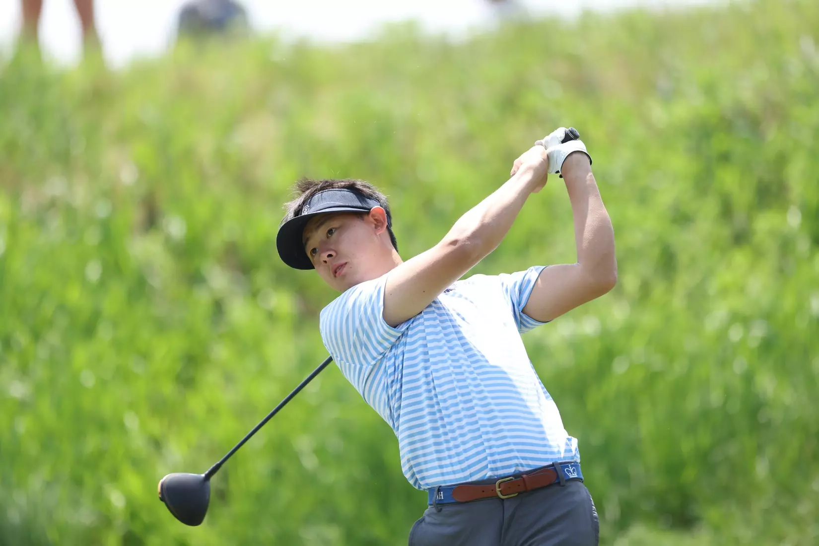 Nathan Han at the 2023 NCAA Men's Golf Regional in Bath, Michigan (Eagle Eye Golf Club)