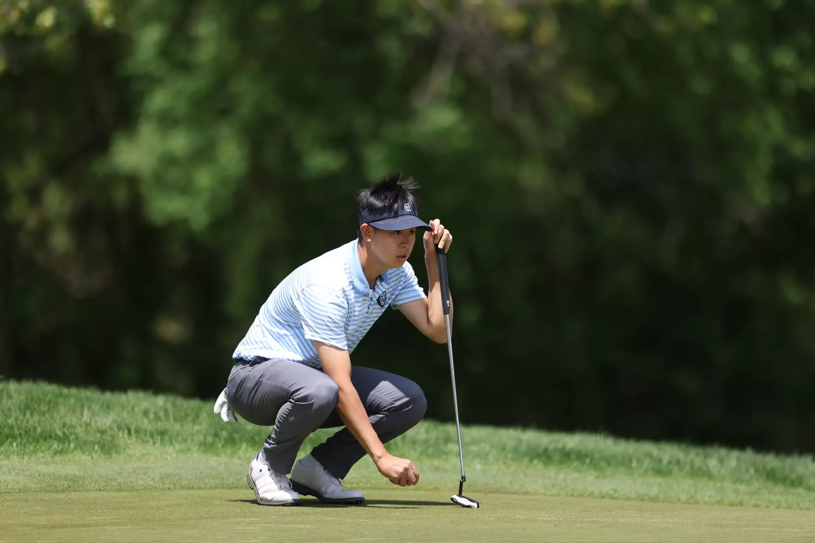 Nathan Han at the 2023 NCAA Men's Golf Regional in Bath, Michigan (Eagle Eye Golf Club)