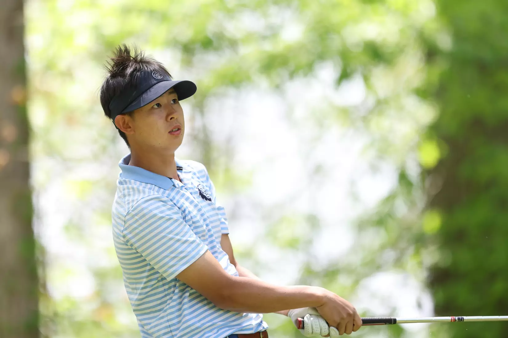 Nathan Han at the 2023 NCAA Men's Golf Regional in Bath, Michigan (Eagle Eye Golf Club)