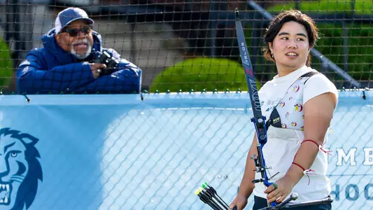 Judith Gottlieb Archery Practice 2023 with Coach Derek Davis