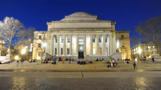 Low College Walk at Night