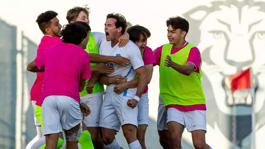 Will DeNight Goal Celebration Princeton 2022