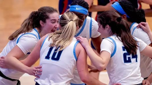 WBB In-Game Huddle 2024 vs STony Brook