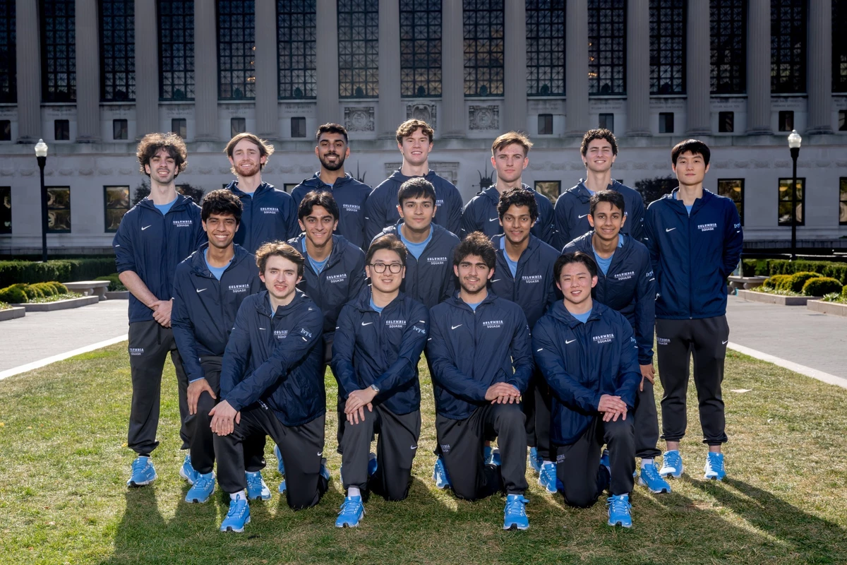 2024-25 Men's Squash Team Photo