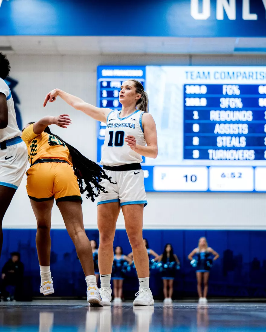 Columbia women's basketball defeated USF, 81-79, on Wednesday, December 4, 2024.