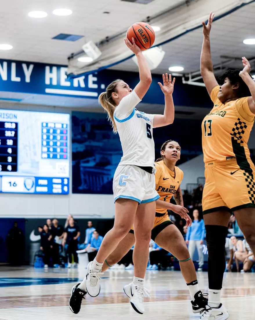 Columbia women's basketball defeated USF, 81-79, on Wednesday, December 4, 2024.