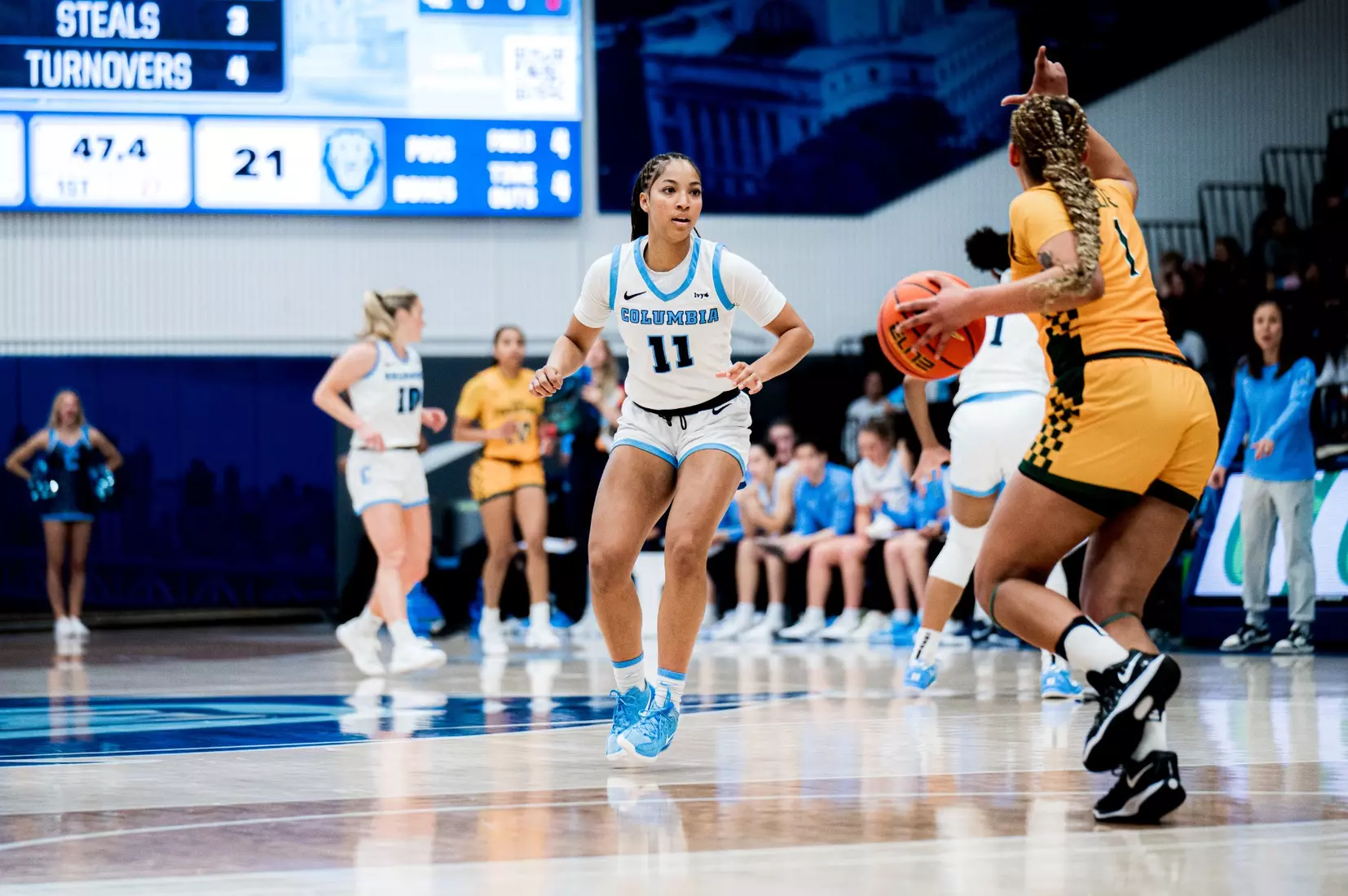 Columbia women's basketball defeated USF, 81-79, on Wednesday, December 4, 2024.