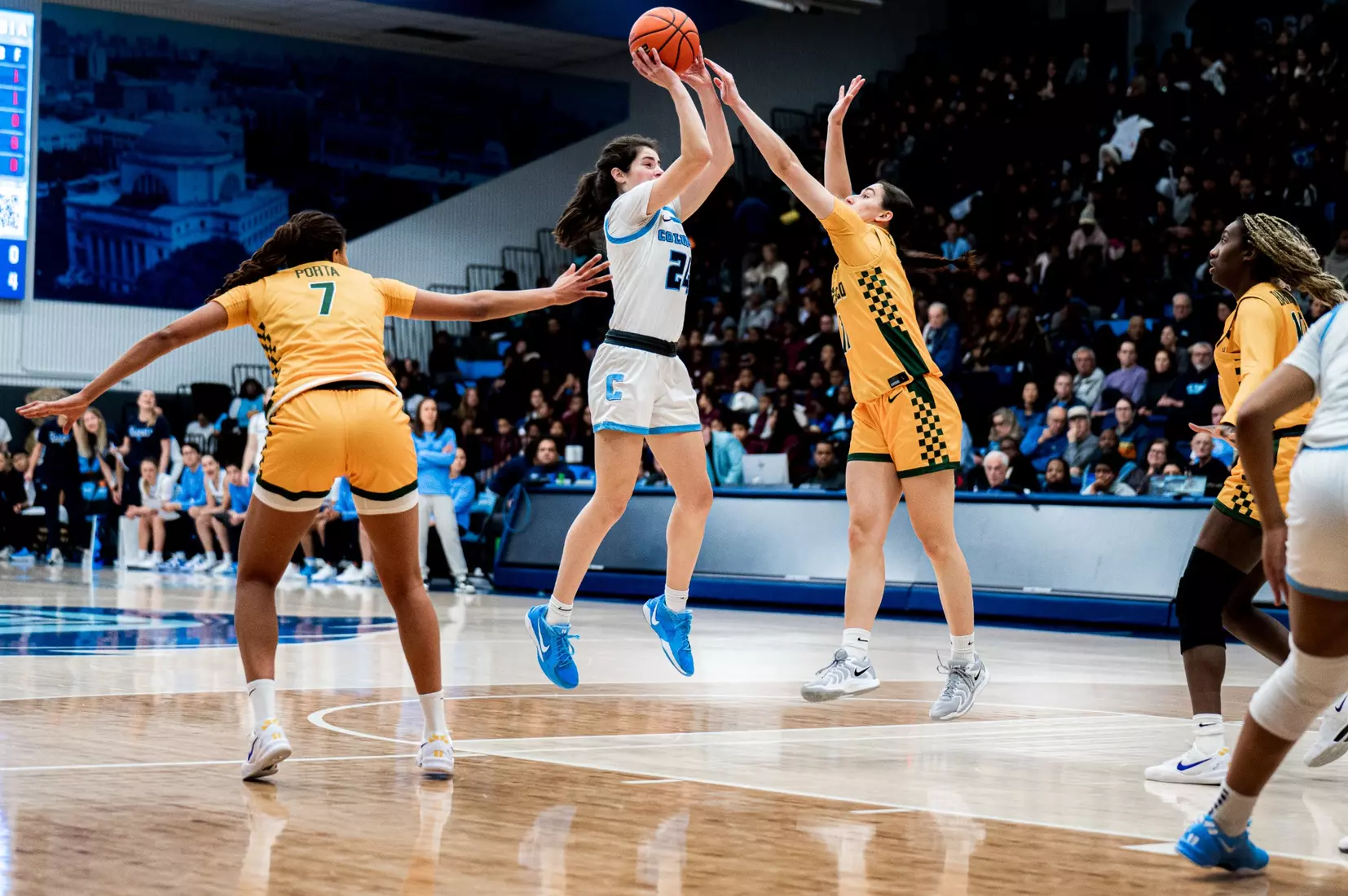 Columbia women's basketball defeated USF, 81-79, on Wednesday, December 4, 2024.