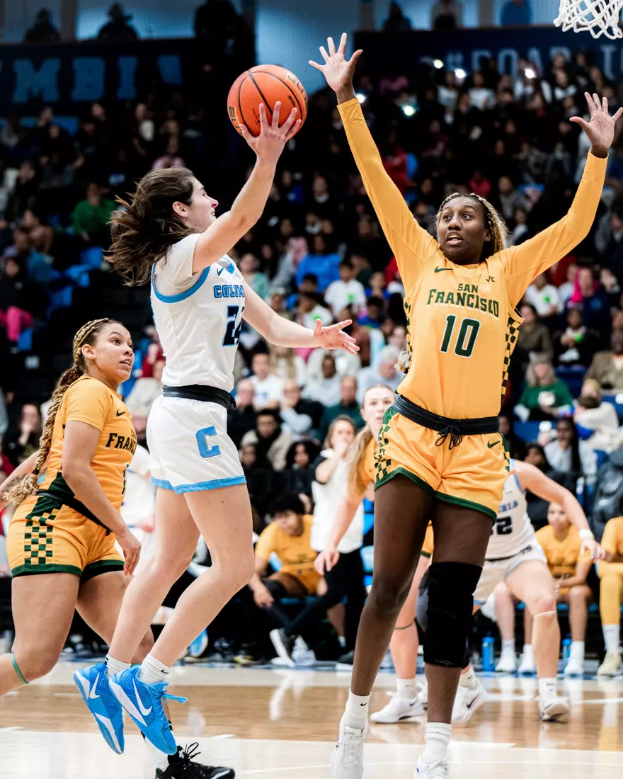 Columbia women's basketball defeated USF, 81-79, on Wednesday, December 4, 2024.
