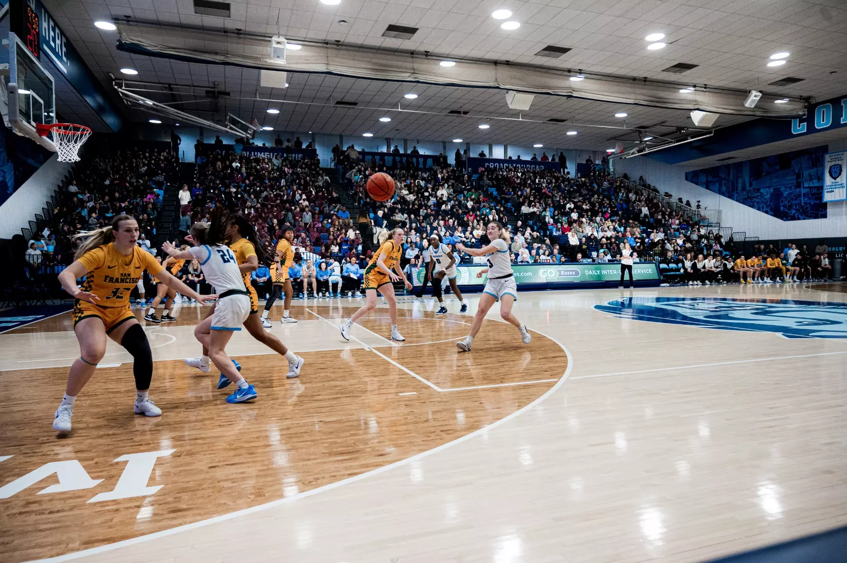 Columbia women's basketball defeated USF, 81-79, on Wednesday, December 4, 2024.