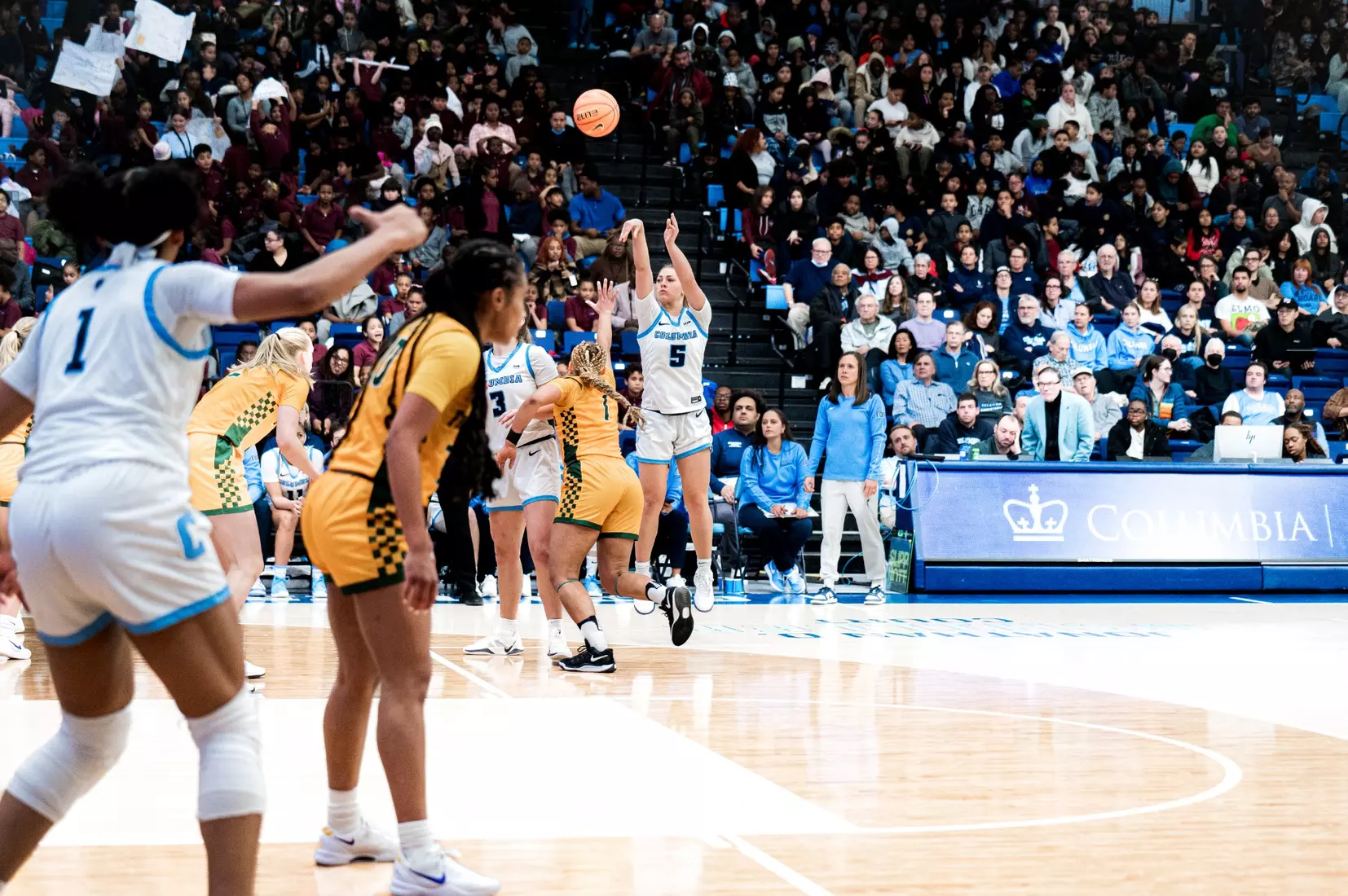 Columbia women's basketball defeated USF, 81-79, on Wednesday, December 4, 2024.