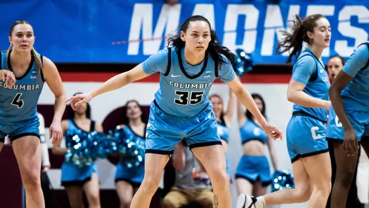 Abbey Hsu Defensive Stance 2024 NCAA Tournament