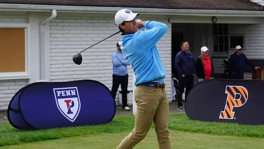 Darren Pang 2024 Ivy League Championship Teeing Off