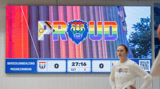 Columbia WBB Pride Night Videoboard Display
