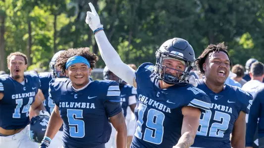 Columbia Football Celebrates Lafayette Win