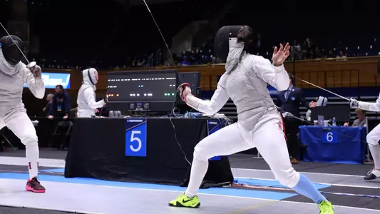 Columbia fencing on day three of NCAA Championships