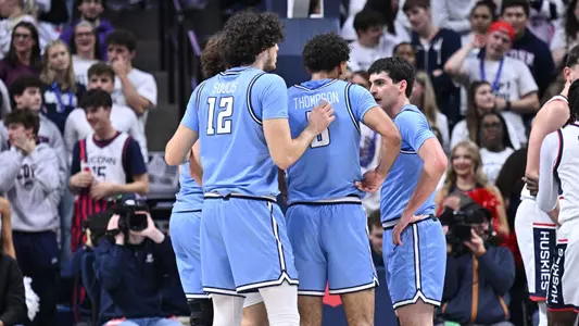 NCAA D1 Mens Basketball - 2025 - Columbia at UConn, Gampel Pavillion, Storrs, Connecticut.
