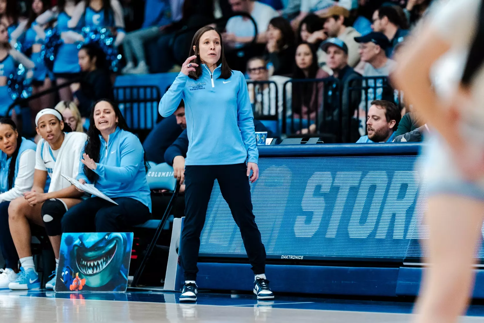 Images from Columbia women's basketball's game against Harvard on February 16, 2025.