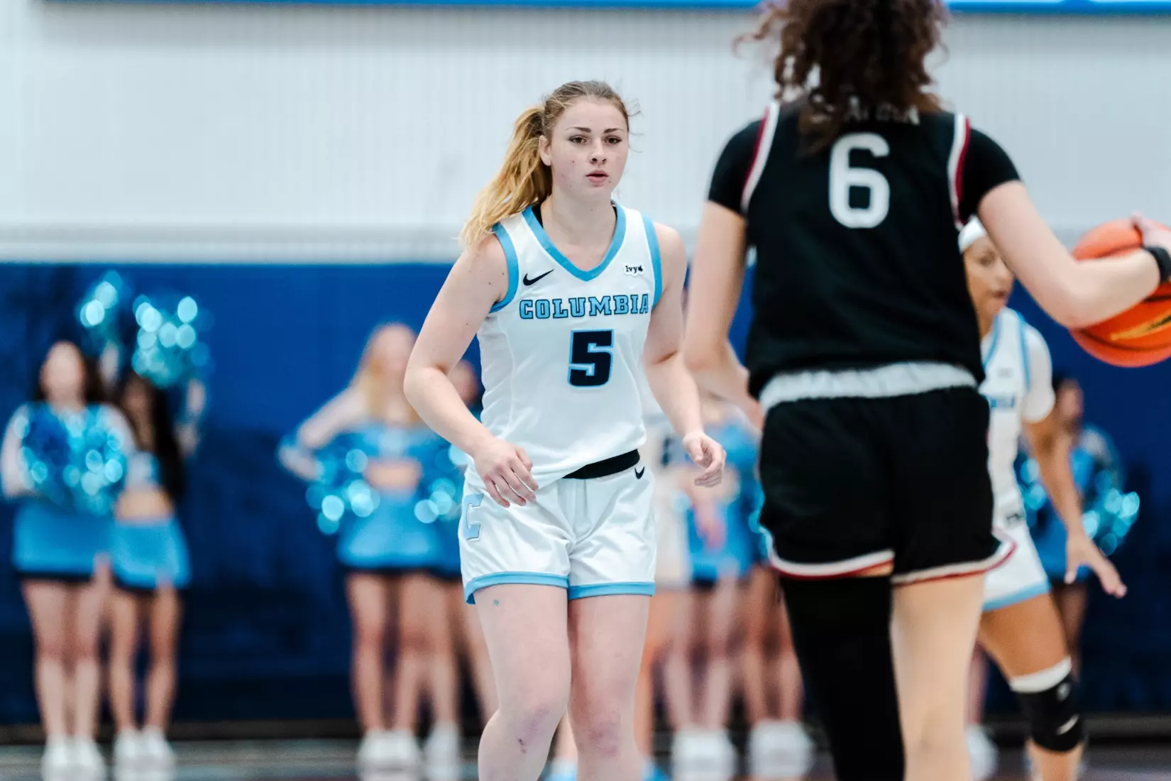 Images from Columbia women's basketball's game against Harvard on February 16, 2025.