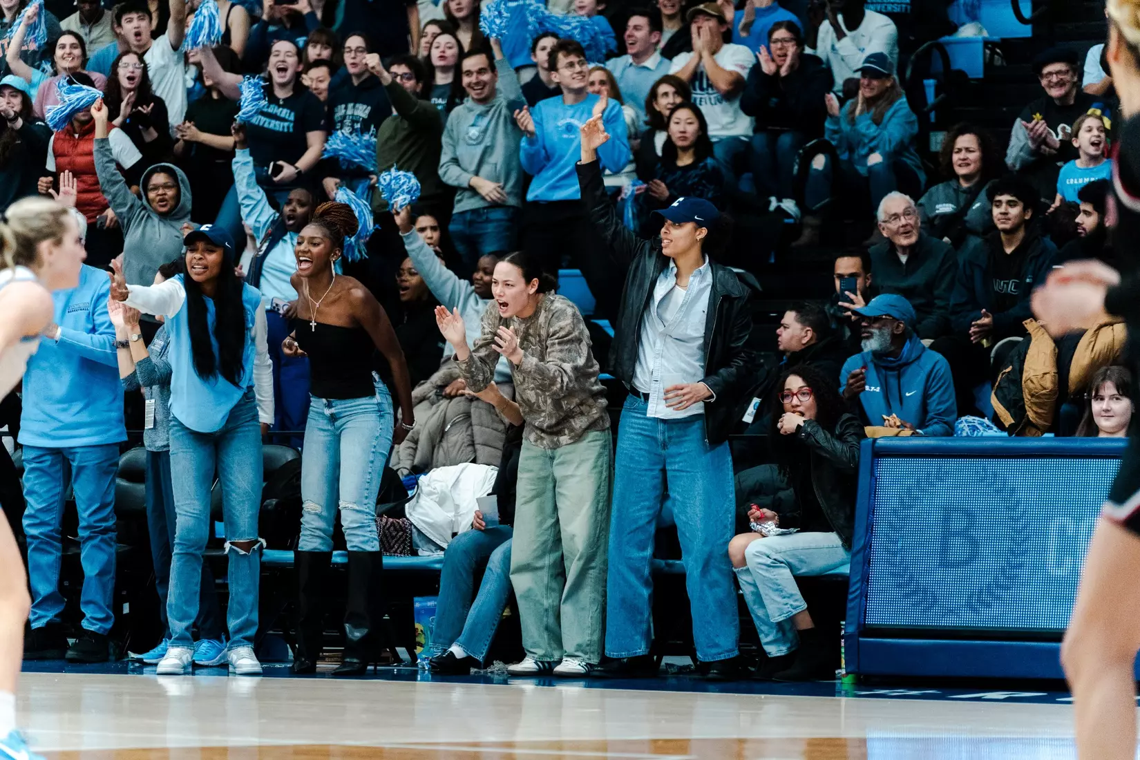 Images from Columbia women's basketball's game against Harvard on February 16, 2025.