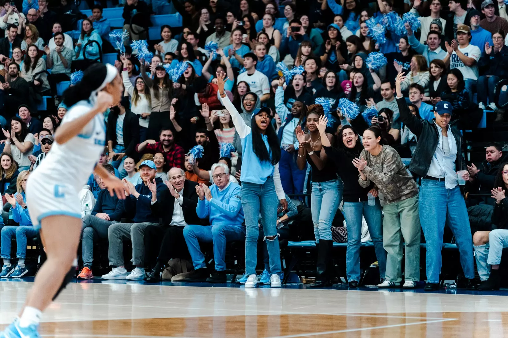 Images from Columbia women's basketball's game against Harvard on February 16, 2025.