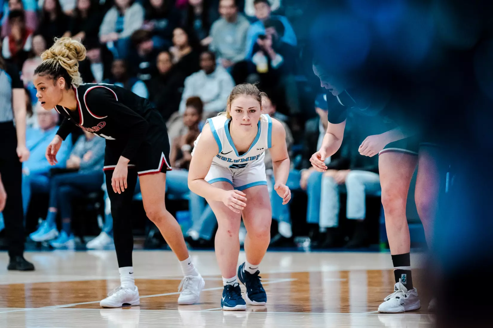 Images from Columbia women's basketball's game against Harvard on February 16, 2025.