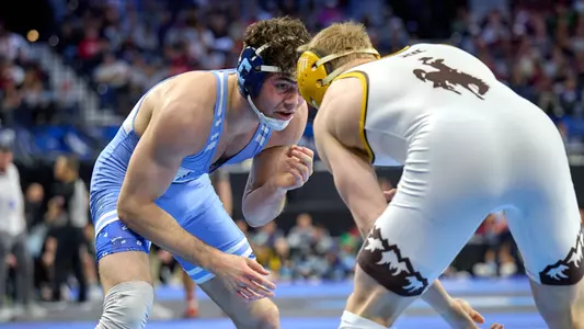 Nick Fine in 2nd consolation at NCAA Championships