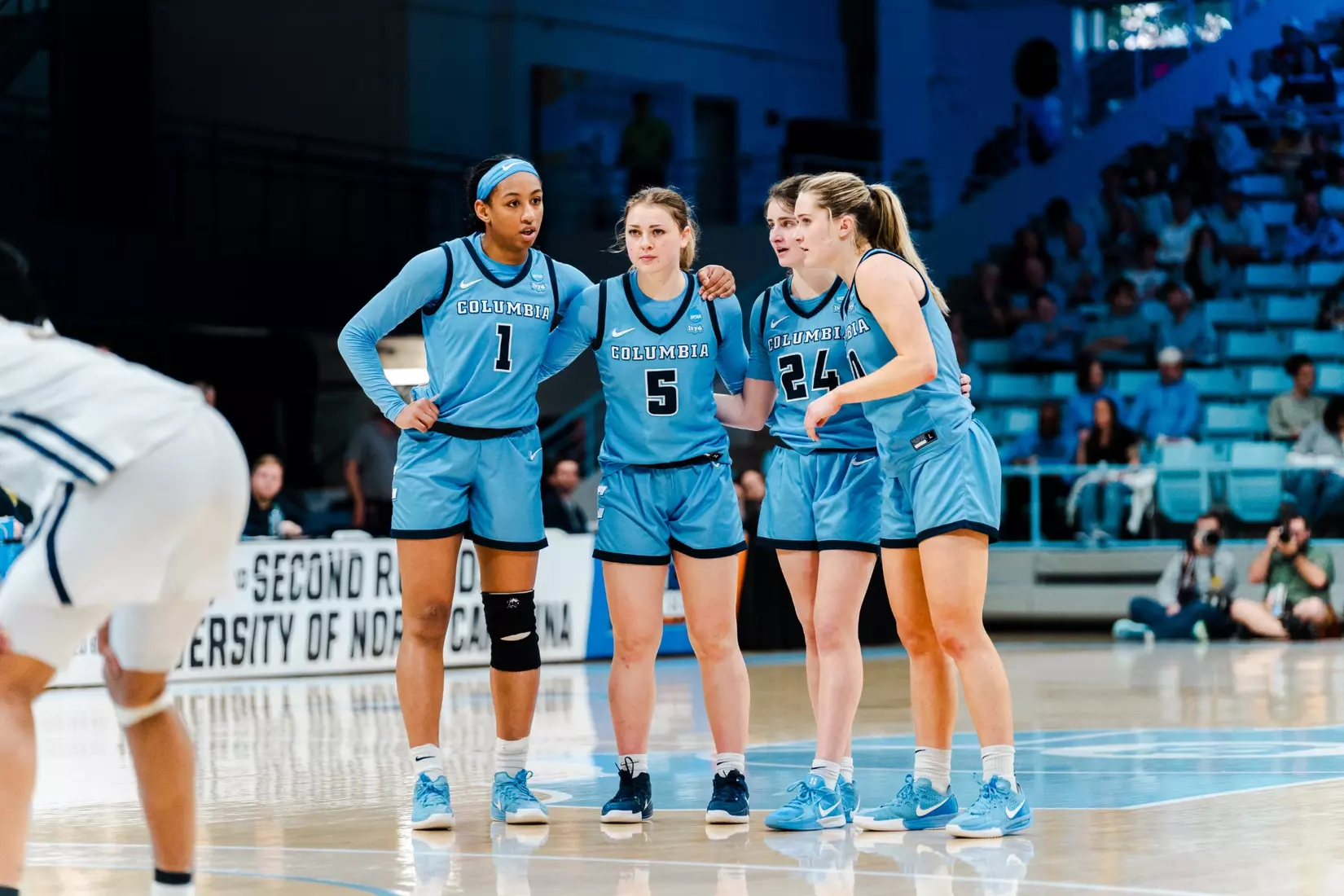 Columbia fell to West Virginia, 78-59, in the 2025 NCAA First Round in Chapel Hill, North Carolina (March 22, 2025).