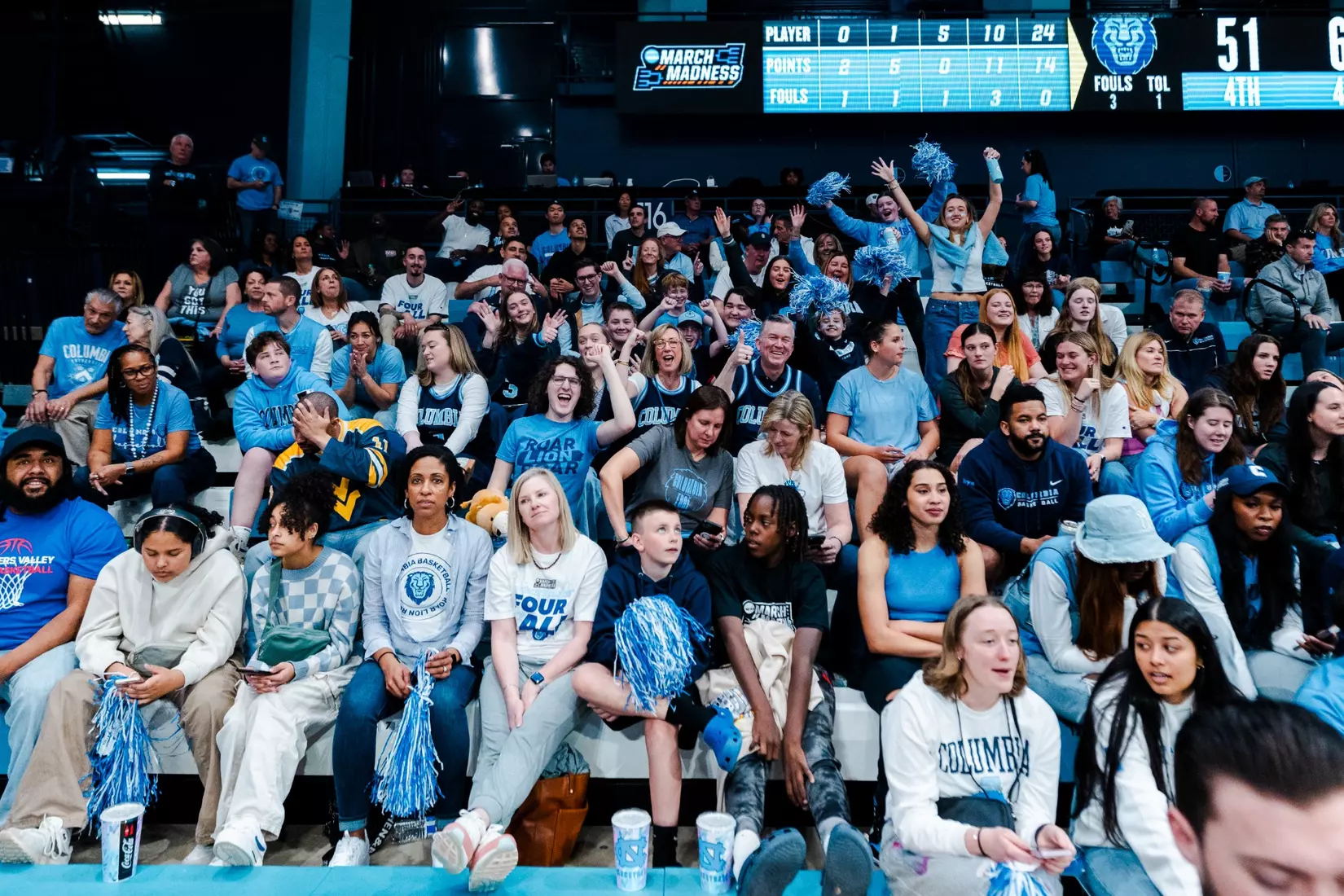 Columbia fell to West Virginia, 78-59, in the 2025 NCAA First Round in Chapel Hill, North Carolina (March 22, 2025).