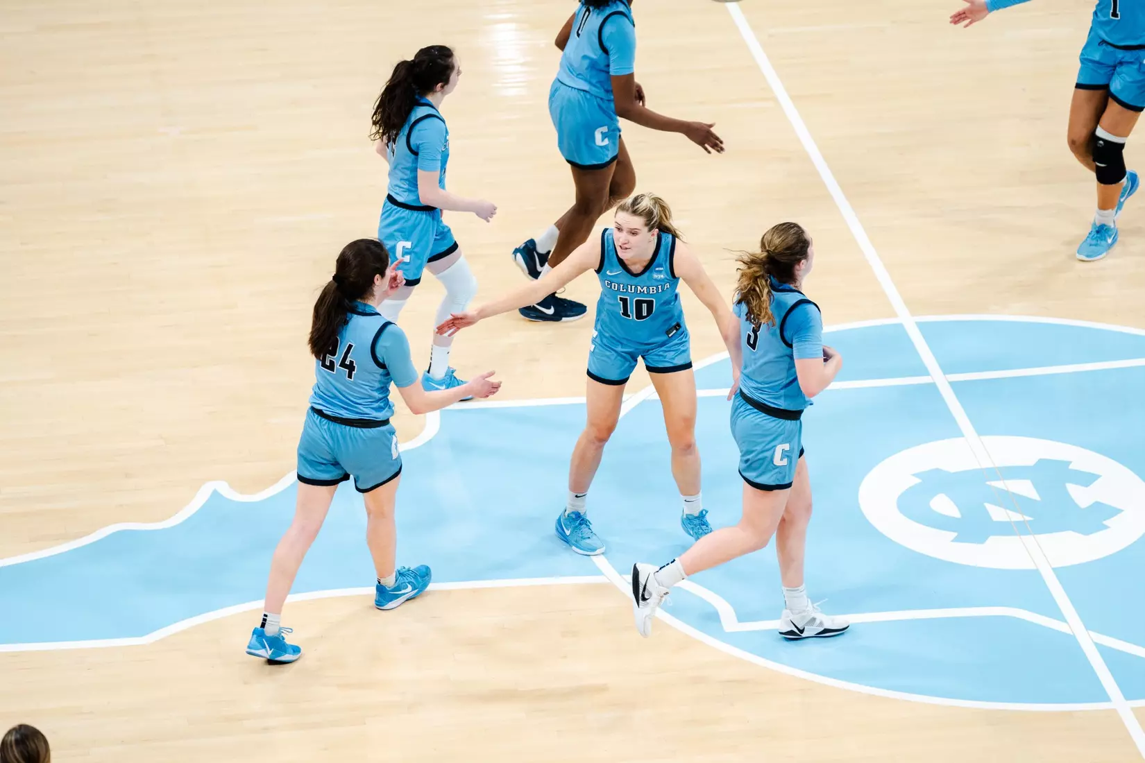 Columbia fell to West Virginia, 78-59, in the 2025 NCAA First Round in Chapel Hill, North Carolina (March 22, 2025).