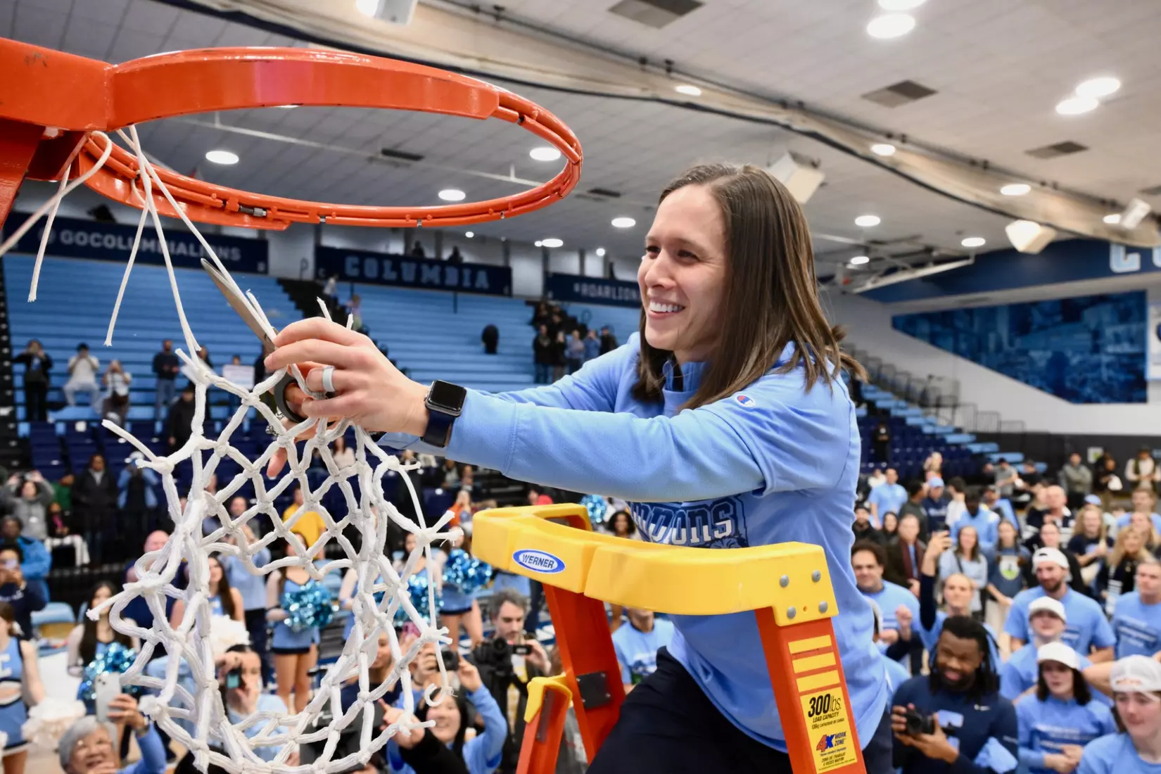 Columbia women's basketball defeated Cornell, 91-58, to clinch the 2025 outright Ivy League Championship.