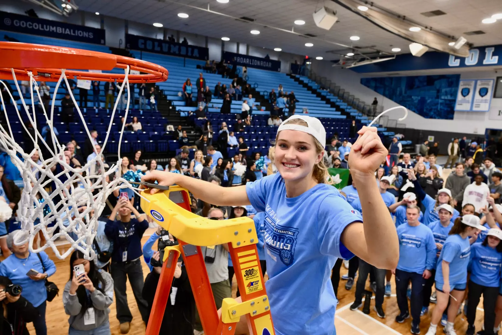 Columbia women's basketball defeated Cornell, 91-58, to clinch the 2025 outright Ivy League Championship.