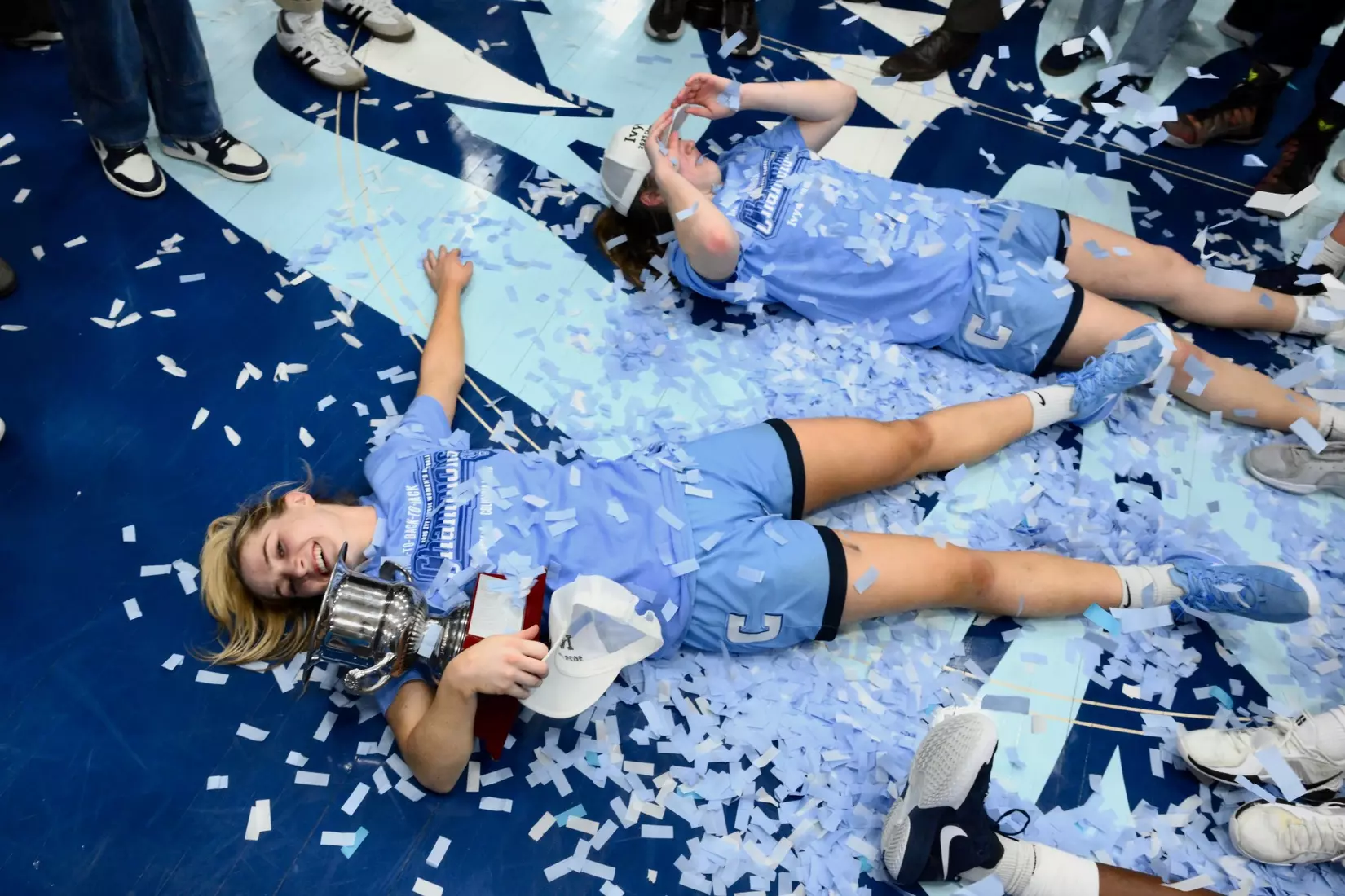 Columbia women's basketball defeated Cornell, 91-58, to clinch the 2025 outright Ivy League Championship.