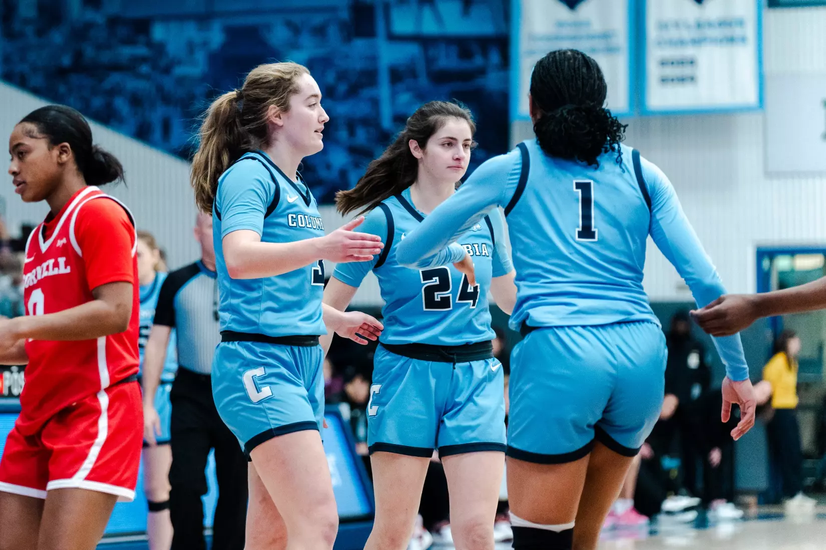 Columbia women's basketball defeated Cornell, 91-58, to clinch the 2025 outright Ivy League Championship.