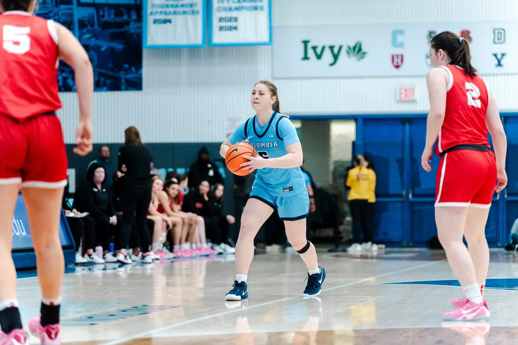 Columbia women's basketball defeated Cornell, 91-58, to clinch the 2025 outright Ivy League Championship.