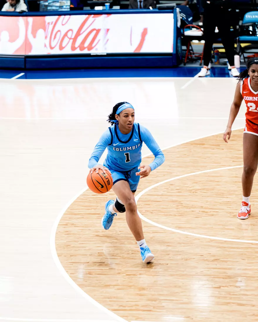 Columbia women's basketball defeated Cornell, 91-58, to clinch the 2025 outright Ivy League Championship.