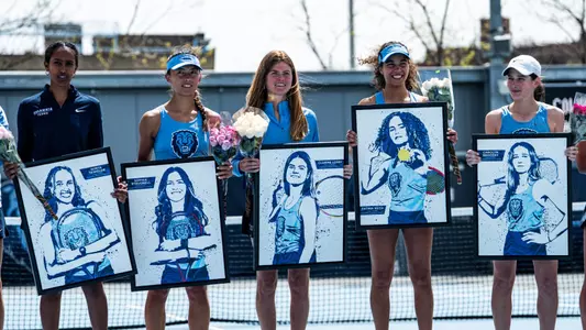 women's tennis senior day photo