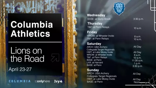 Lions on the Road - April 23-27