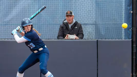 Payton Shimanksy at bat vs Cornell