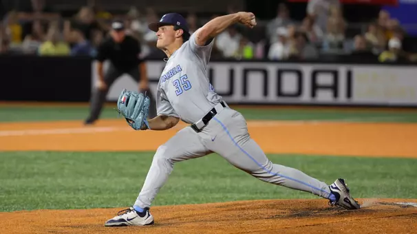 Columbia defeated Southern MIss, 11-4, in the opening round of the 2025 Hattiesburg Regional (May 30, 2025).