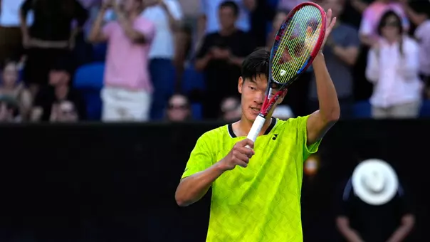 Michael Zheng at Australian Open