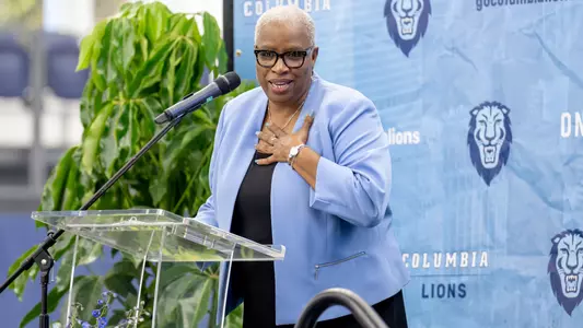 Jackie Blackett at Tennis Dedication