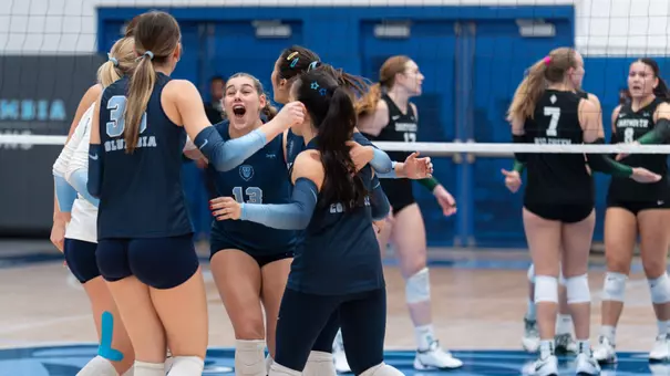 Lions celebrate a point against Dartmouth