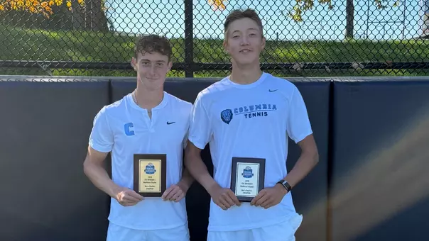 Andrew Ena/Damir Zhalgasbay Doubles champions at ITA Northeast Regionals
