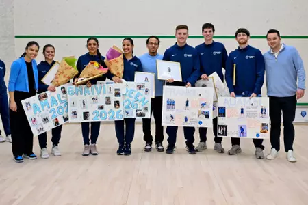 Squash senior night