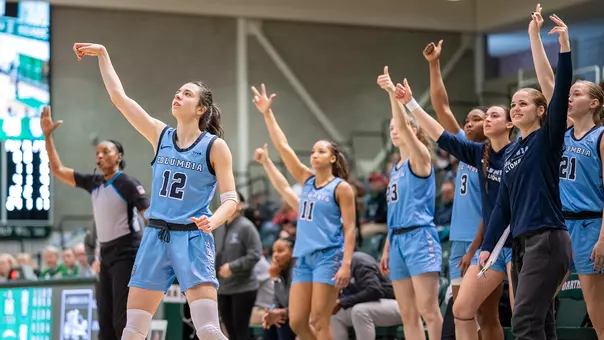 Marija 3-pointer with bench at Dartmouth 02-21-26