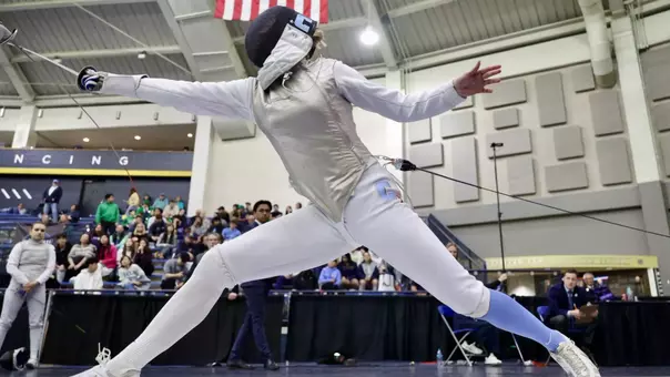 Columbia women's fencing competes on day one of the 2026 NCAA Championships