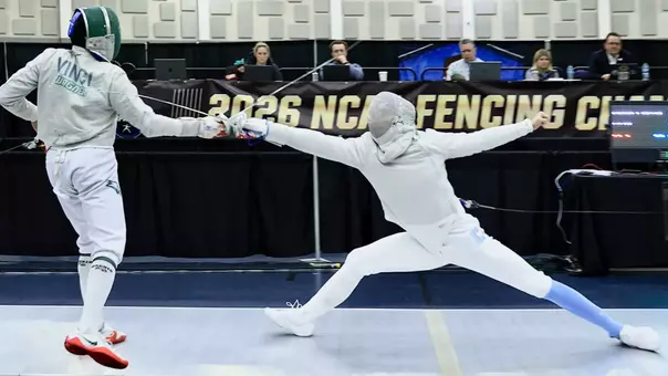 Columbia men's fencing competes on day one of the NCAA Championships at Notre Dame.