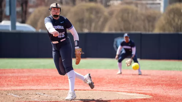 Mads Lawson pitching vs. Yale